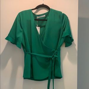 NWT ZARA wrap blouse